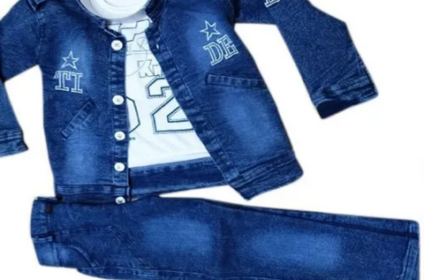 Kids Denim Baba Suits