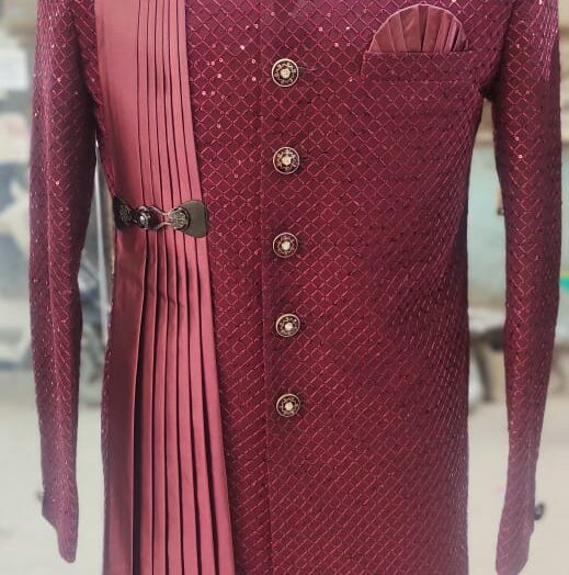 All Over Embroidery Sherwani