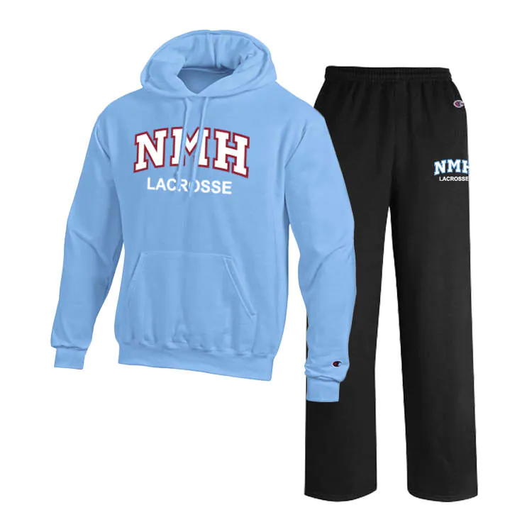 Long Sleeves Sweat Suit (Light Blue,Black)